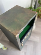 Load image into Gallery viewer, Mid century bedside cabinet, bronze green