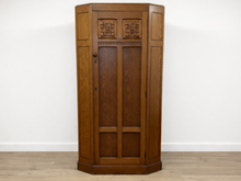 Load image into Gallery viewer, Custom Painted Vintage Oak Wardrobe - Hand Painted Finish, Choice Of Colour