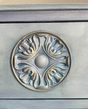 Load image into Gallery viewer, Vintage Tallboy Hand Painted Blue