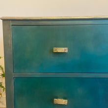 Load image into Gallery viewer, Vintage chest of drawers hand painted