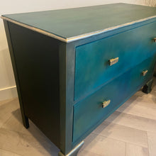Load image into Gallery viewer, Vintage chest of drawers hand painted