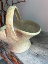 Load image into Gallery viewer, Vintage earthenware, Hillstonia basket, mid-century rustic pottery