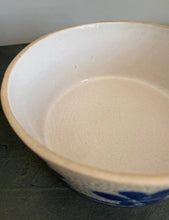 Load image into Gallery viewer, German Salt-Glazed Pottery Bowl – Blue Floral Decoration