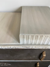 Load image into Gallery viewer, Mid century dressing table, low chest of drawers, bronze