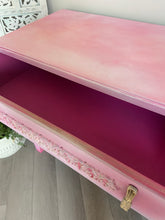 Load image into Gallery viewer, Vintage chest of drawers, boho pink