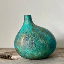 Load image into Gallery viewer, Hand painted textured vase