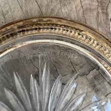 Load image into Gallery viewer, Vintage Italian Silver-Plated & Glass Coasters, Retro, Set of 4