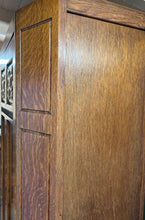 Load image into Gallery viewer, Custom Painted Vintage Oak Wardrobe - Hand Painted Finish, Choice Of Colour