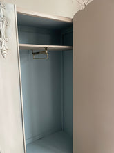 Load image into Gallery viewer, Single Vintage Wardrobe. Hand Painted Beige Cream Blends