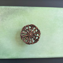 Load image into Gallery viewer, Vintage Painted Chest of Drawers, Forest Green and Turquoise Artisan Finish