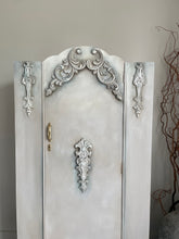 Load image into Gallery viewer, Single Vintage Wardrobe. Hand Painted Beige Cream Blends