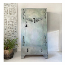 Load image into Gallery viewer, Vintage single wardrobe, hand painted blends. Custom order