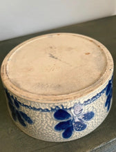 Load image into Gallery viewer, German Salt-Glazed Pottery Bowl – Blue Floral Decoration