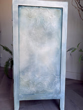 Load image into Gallery viewer, Mid century bedside drawers, hand painted sage green