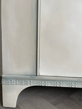 Load image into Gallery viewer, Single Vintage Wardrobe. Hand Painted Beige Cream Blends