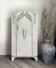 Load image into Gallery viewer, Single Vintage Wardrobe. Hand Painted Beige Cream Blends