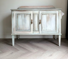 Load image into Gallery viewer, Edwardian Oak Washstand, Hand Finished Rustic Style