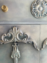 Load image into Gallery viewer, Vintage Tallboy Hand Painted Blue