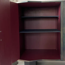 Load image into Gallery viewer, Art Deco cabinet, small sideboard hand painted bronze