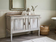 Load image into Gallery viewer, Edwardian Oak Washstand, Hand Finished Rustic Style