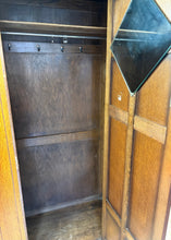 Load image into Gallery viewer, Custom Painted Vintage Oak Wardrobe - Hand Painted Finish, Choice Of Colour