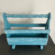 Load image into Gallery viewer, Vintage carved magazine rack, newspaper holder