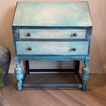 Load image into Gallery viewer, Mid century writing bureau, boho style