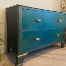 Load image into Gallery viewer, Vintage chest of drawers hand painted