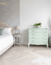 Load image into Gallery viewer, French Style Chest of Drawers- Hand Painted Mint Green