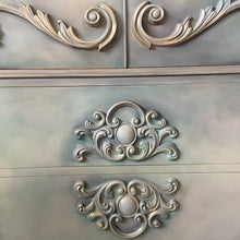 Load image into Gallery viewer, Vintage double wardrobe, ornate hand painted