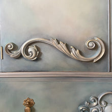 Load image into Gallery viewer, Vintage double wardrobe, ornate hand painted