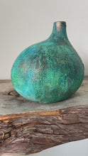 Load and play video in Gallery viewer, Hand painted textured vase