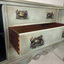 Load image into Gallery viewer, Vintage sideboard hand painted