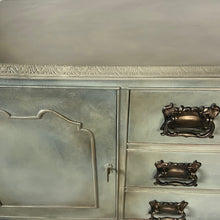 Load image into Gallery viewer, Vintage sideboard hand painted