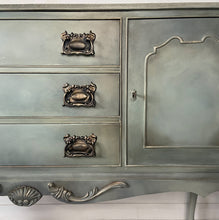 Load image into Gallery viewer, Vintage sideboard hand painted