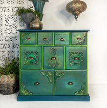 Load image into Gallery viewer, Apothecary style chest of drawers
