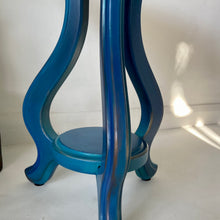 Load image into Gallery viewer, Vintage side table blue
