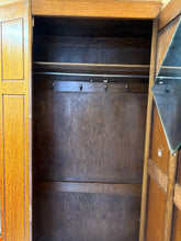 Load image into Gallery viewer, Custom Painted Vintage Oak Wardrobe - Hand Painted Finish, Choice Of Colour
