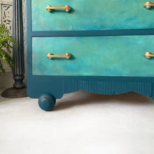 Load image into Gallery viewer, Art deco chest of drawers, hand painted
