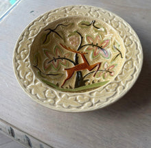 Load image into Gallery viewer, Vintage Leaping Stag Ceramic Bowl
