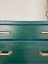 Load image into Gallery viewer, Mid Century G Plan Chest of Drawers, Hand Painted Teal
