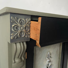 Load image into Gallery viewer, Vintage Chiffonier, cabinet green
