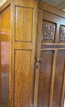 Load image into Gallery viewer, Custom Painted Vintage Oak Wardrobe - Hand Painted Finish, Choice Of Colour
