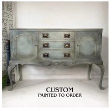 Load image into Gallery viewer, Vintage sideboard hand painted

