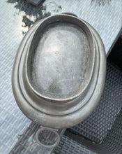Load image into Gallery viewer, Antique Pewter, Sheffield Made Tureen, Rustic Planter, Industrial

