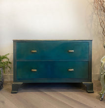 Load image into Gallery viewer, Vintage chest of drawers hand painted
