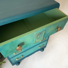 Load image into Gallery viewer, Art deco chest of drawers, hand painted
