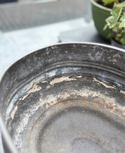Load image into Gallery viewer, Antique Pewter, Sheffield Made Tureen, Rustic Planter, Industrial
