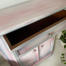 Load image into Gallery viewer, Small cabinet, boho style, pink &amp; blue
