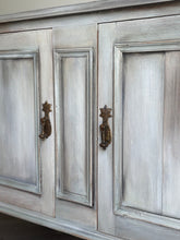 Load image into Gallery viewer, Edwardian Oak Washstand, Hand Finished Rustic Style
